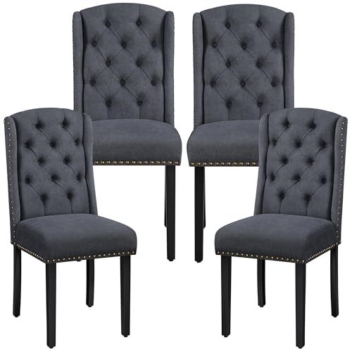 Yaheetech 4 Er Set K Chenstuhl Mit Fl