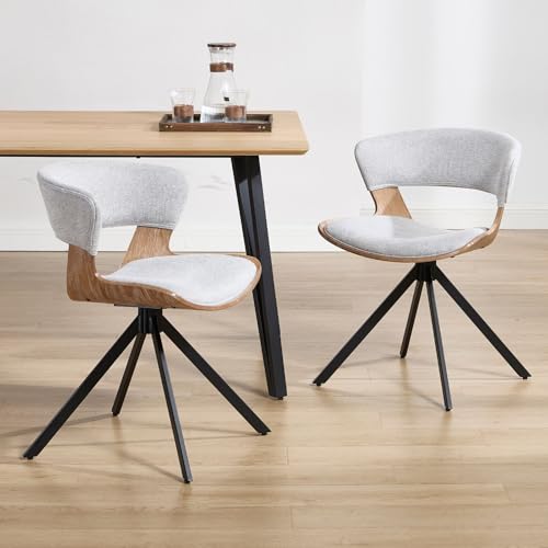 Ya Home Esszimmerst Hle 2er Set Leinen Holz