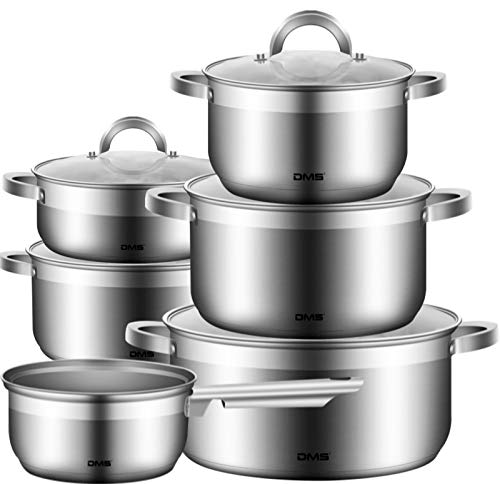 Dms 11 Teiliges Topfset Aus Hochwertigem Edelstahl Induktion