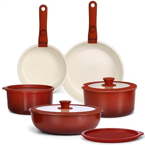 Gipp 11 Teiliges Pfannen Set Topfset Mit Abnehmbarer