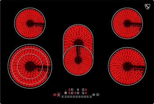 K H Glaskeramikkochfeld Nc 8608 5 Zonen Herdplatte