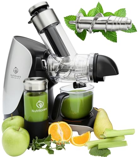 Green Press Edelstahl Slow Juicer 304 Edelstahl Schnecke