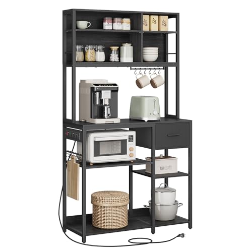 Vasagle K Chenregal Mit Steckdosen Standregal 40 X