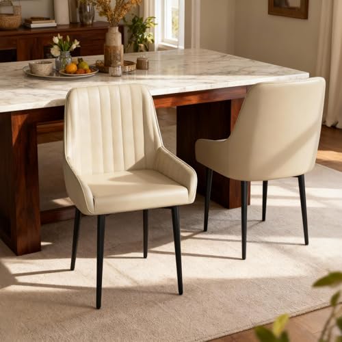 Fivewillowise Esszimmerstuhl 2er Set Gebogene R Ckenlehne K