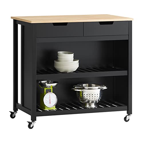 Sobuy Fkw74 Sch K Cheninsel Sideboard K Chenwagen