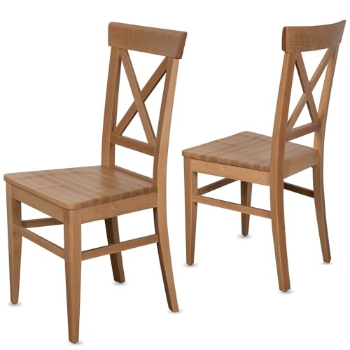 Staboos Ch24 Esszimmerstuhle 2er Set Holz Stuhl Bis