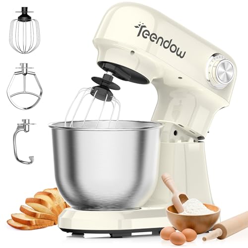 Teendow K Chenmaschine1500w 12 Geschwindigkeitsstufen Pulsfunktion Teigmaschine Mit