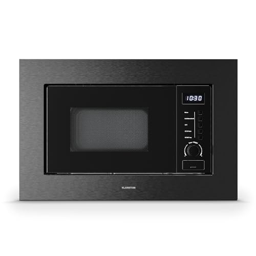 Klarstein Verosteel Einbaumikrowelle 60 Cm Mit Grill 20l