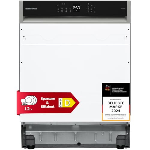 Telefunken Geschirrsp Ler 60 Cm Teilintegrierbar Einbau Sp
