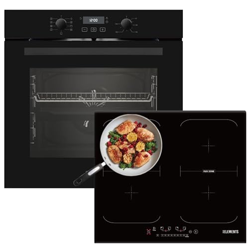 Autarkes Herdset 60cm Einbaubackofen 59cm Induktionskochfeld Induktionskochfeld Mit