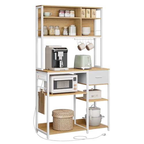 Vasagle K Chenregal Mit Steckdosen Standregal 40 X