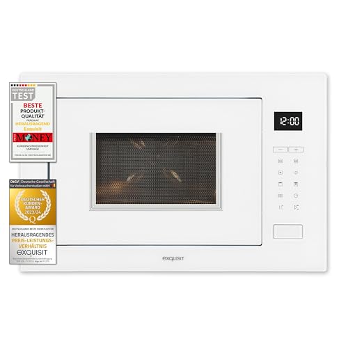 Exquisit Emw25 G 020 Weiss 60cm Einbaumikrowelle Grillfunktion
