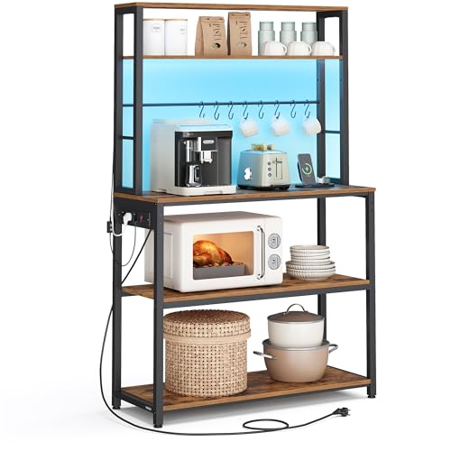 Vasagle K Chenregal Mit Led Beleuchtung Standregal Mit