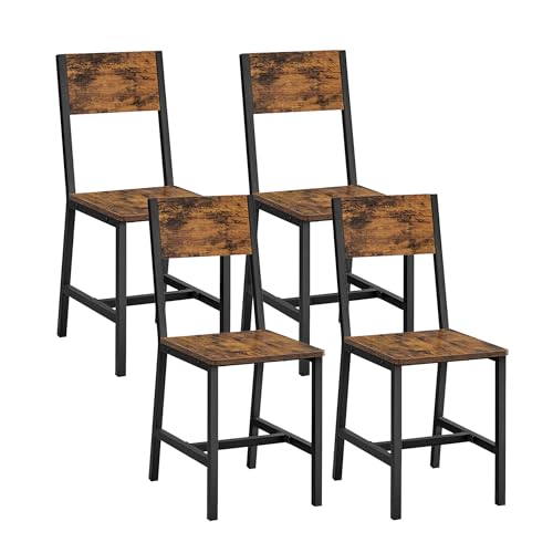 Vasagle Esszimmerst Hle K Chenst Hle 4er Set