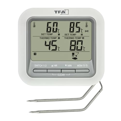 Tfa Dostmann Digitales Grill Thermometer Bratenthermometer 14 1516