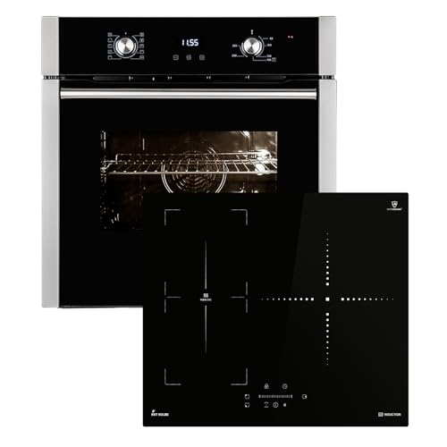 Autarkes Herdset 60cm Einbaubackofen Eb8005ed 59cm Induktionskochfeld Ind5903sp