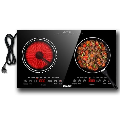 Cooksir Glaskeramikkochfeld 2 Platten Mit Stecker 60cm Kochfeld
