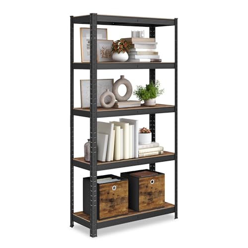 Songmics Standregal B Cherregal Lagerregal 5 Ablagen K