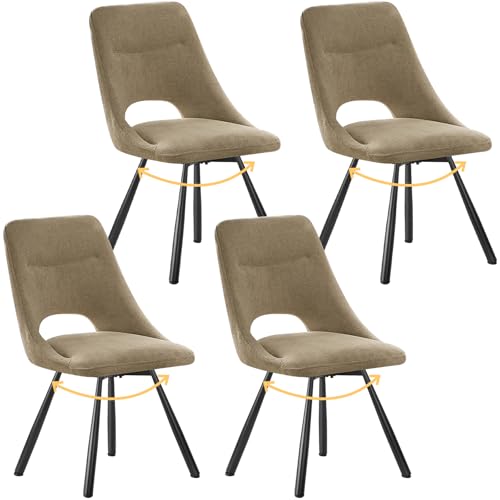 Anvofong Esszimmerst Hle Drehbar 4er Set 180 Drehbar