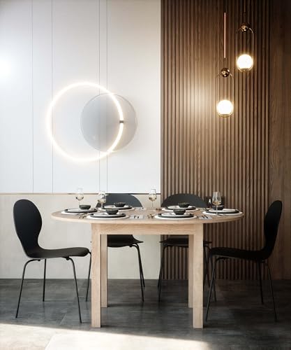 Newfurn Esstisch Rund Ausziehbar 100 140 Cm Funktionstisch