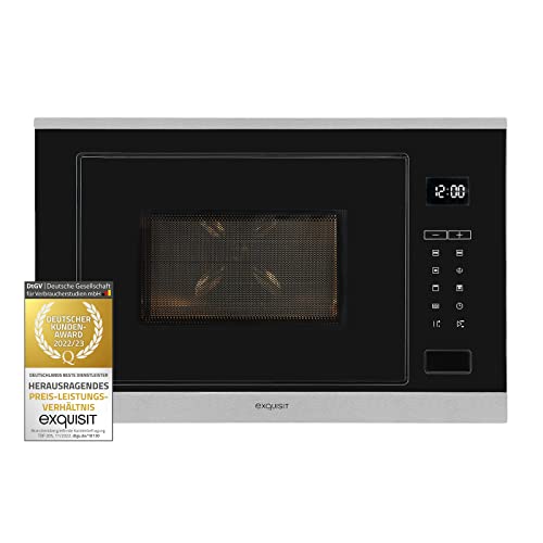 Exquisit Emw25 G 020 Inox 60cm Einbaumikrowelle Grillfunktion