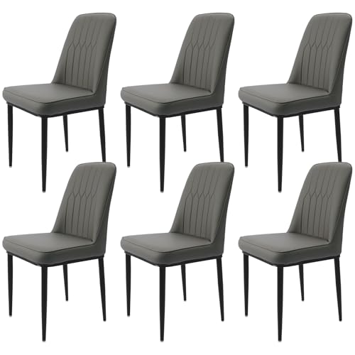 Durrafy Esszimmerst Hle 6er Set Mit Kunstleder Bezug
