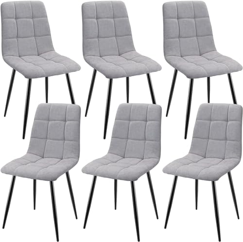 Jijian 6er Set Esszimmerst Hle Gepolsterte St Hle