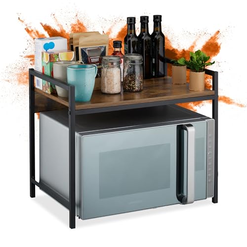 Relaxdays Mikrowellenregal Hxbxt 40 X 53 X 33