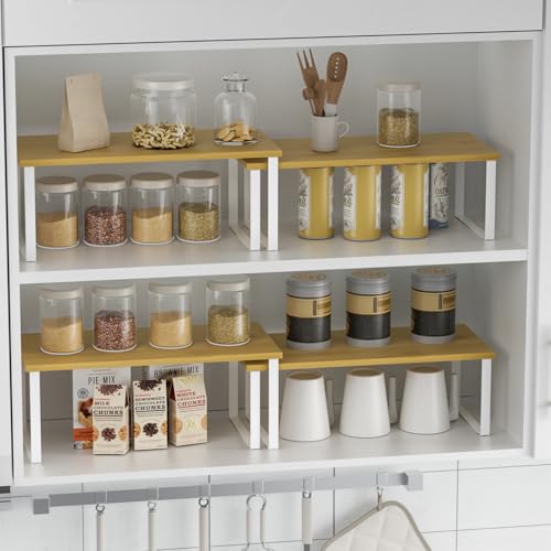 Caduke Bambus Gew Rzregal 4 St Ck Schrank