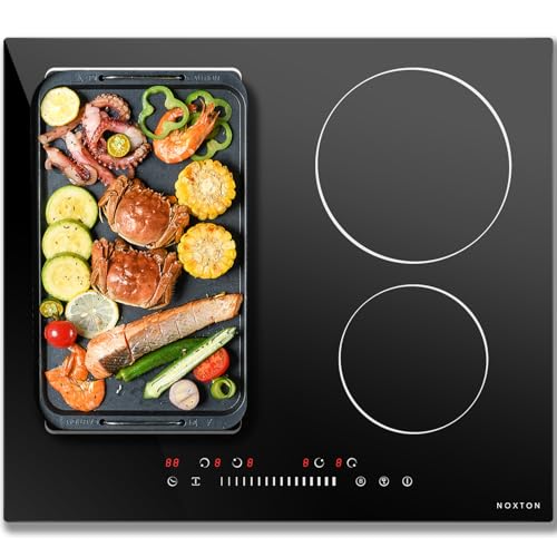 Noxton Induktionsfeld Flexzonen 4 Platten Einbau Induktionskochfeld 60
