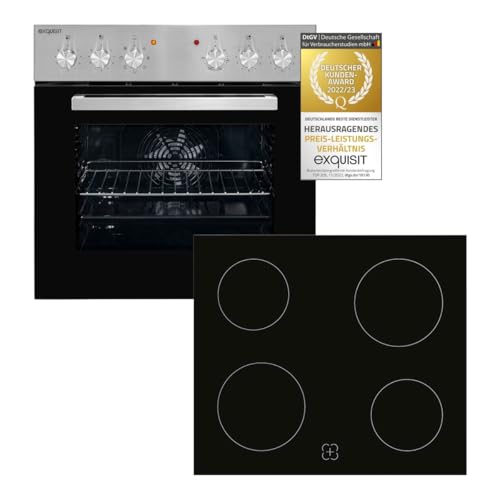 Exquisit Einbauherd Set Backofen Ehe10156 U 020 Set