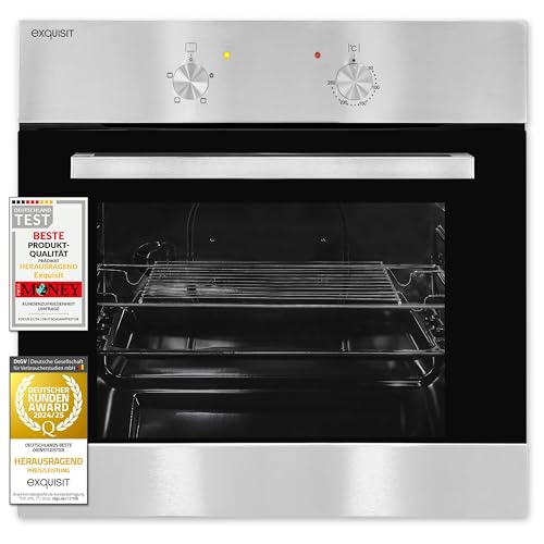 Exquisit Einbaubackofen 62 Liter Elektro 4 Funktionen Ober