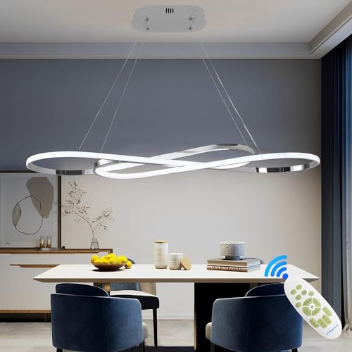 Qiaomao 57w Dimmbare Led Pendelleuchte Doppelfigur 8 Design