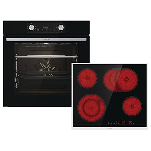 Gorenje 738885 Einbaubackofen Set Optibake Black Steam Set