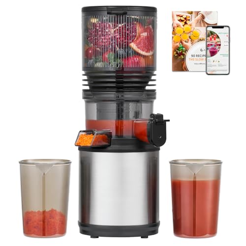 Amzchef Entsafter Slow Juicer Mit 160mm Ffnung F