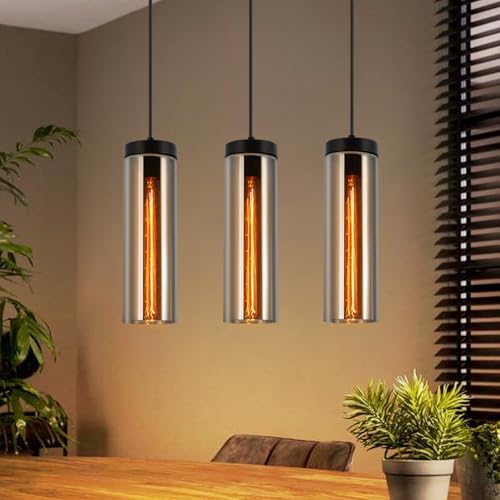 Cbjktx H Ngelampe Vintage Pendelleuchte Esstisch 3 Flammig