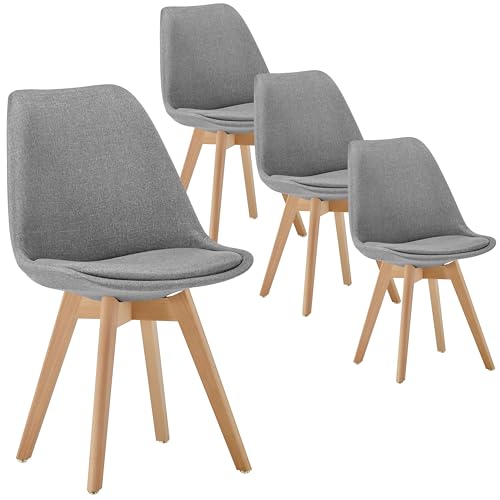 Deuline Esszimmerst Hle Stoffbezug Grau Esszimmerstuhl Mit 28mm