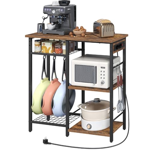 Mahancris K Chenregal Mit Steckdosen Standregal Mit 6