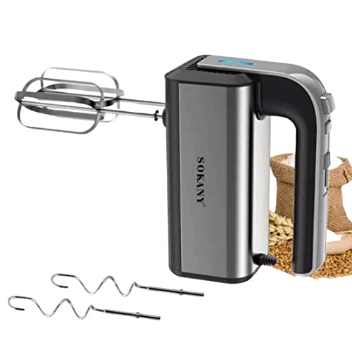 Sokany 800w Handr Hrger T Edelstahlkneter Handmixer 5