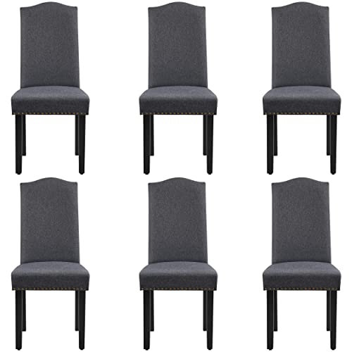 Yaheetech Esszimmerst Hle 6er Set K Chenstuhl Mit