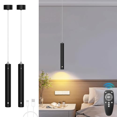 Acmhnc Akku Pendelleuchte 2x Led H Ngelampe Mit