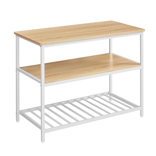 Vasagle K Chenregal Mit Gro Er Arbeitsplatte 3