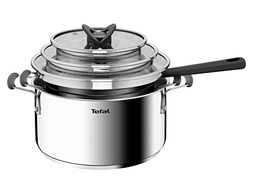 Tefal G7376s Opti Space Topfset 6 Teilig Stielkasserolle