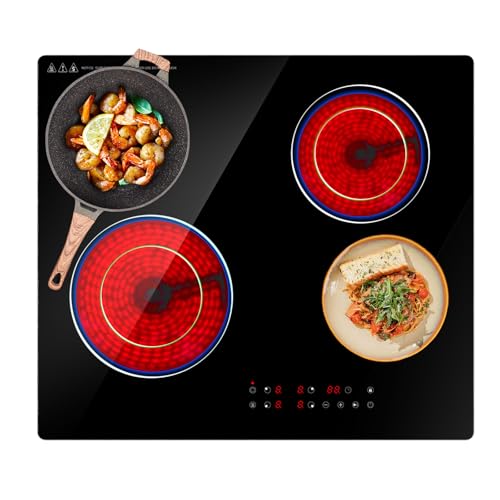 Nardea 4 Zonen Glaskeramikkochfeld 6700w Cerankochfeld Einbau Elektrokochfeld