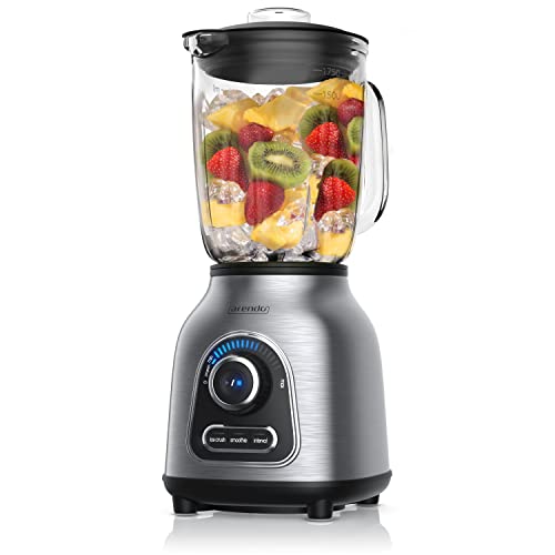 Arendo Standmixer Edelstahl 1400 Watt 24 000 U