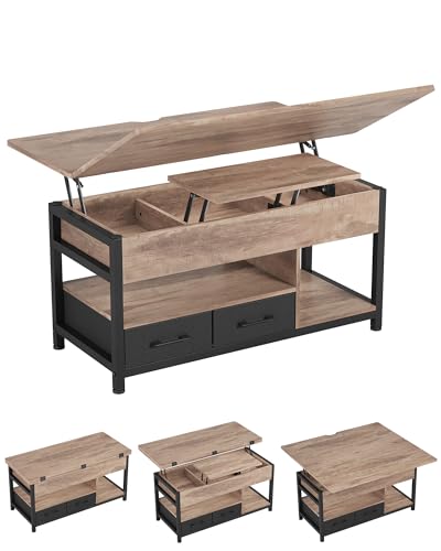 Couchtisch H Henverstellbar 3 In 1 Multifunktions Wohnzimmertisch
