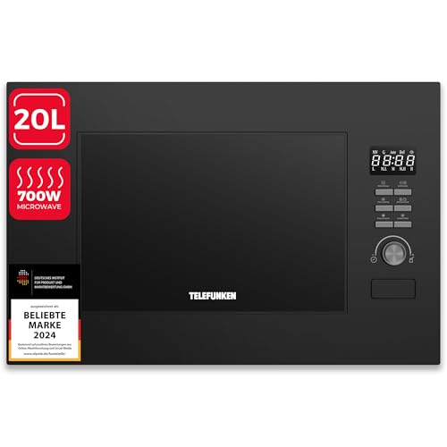 Telefunken Einbaumikrowelle Mit Grill Mikrowelle Mit 20 L
