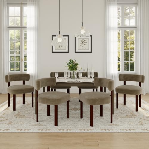 Colamy Mid Century Modern Design Sherpa Esszimmerst Hle