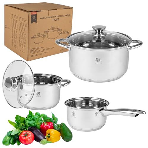 Karl Hausmann Topfset Induktion Edelstahl 3 Teilig Kocht