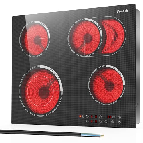 Glaskeramikkochfeld 4 Platten Cooksir Kochfeld Autark 59cm Einbau